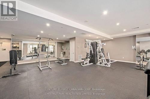 1610 - 330 Ridout Street, London, ON - Indoor Photo Showing Gym Room