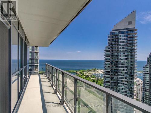 3509 - 2220 Lake Shore Boulevard W, Toronto, ON - Outdoor With Body Of Water With Balcony With View With Exterior