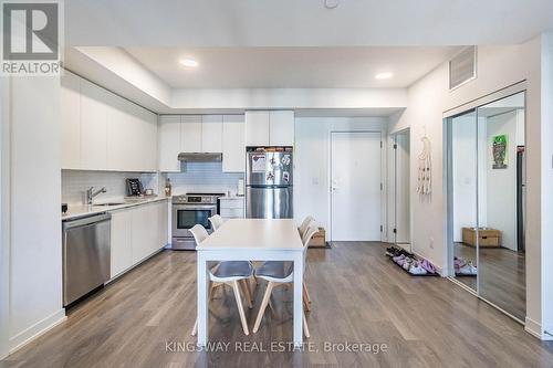 304 - 120 Canon Jackson Drive, Toronto, ON - Indoor Photo Showing Kitchen With Stainless Steel Kitchen