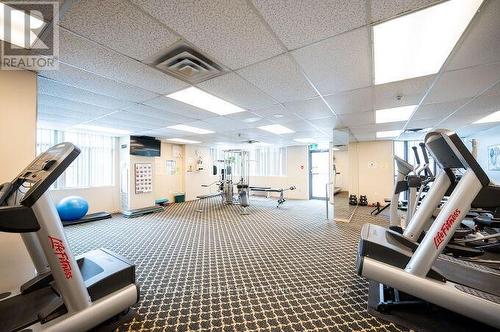 1208 - 300 Webb Drive, Mississauga, ON - Indoor Photo Showing Gym Room