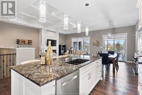 7448 Silverleaf Lane, Lasalle, ON - Indoor Photo Showing Kitchen With Double Sink With Upgraded Kitchen