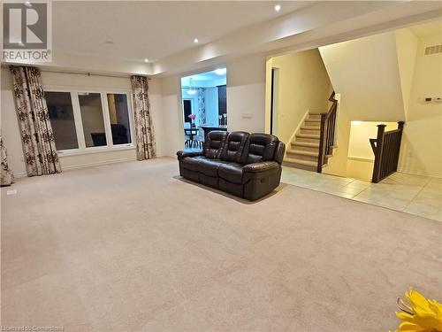 View of carpeted living room - 218 Gravel Ridge Trail, Kitchener, ON - Indoor