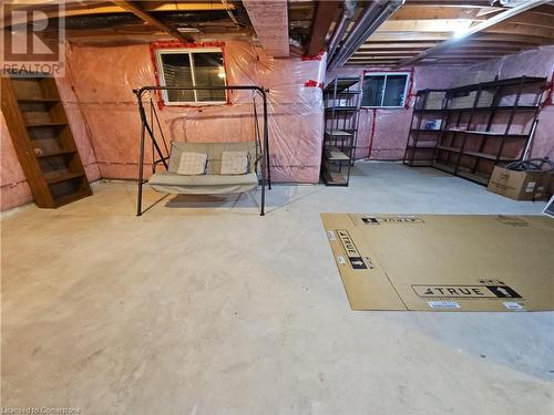 View of basement - 218 Gravel Ridge Trail, Kitchener, ON - Indoor Photo Showing Basement