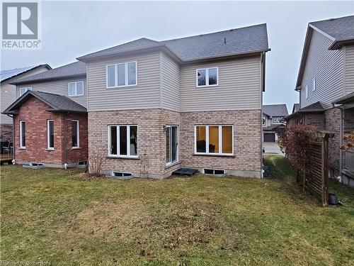 Back of house with a yard - 218 Gravel Ridge Trail, Kitchener, ON - Outdoor