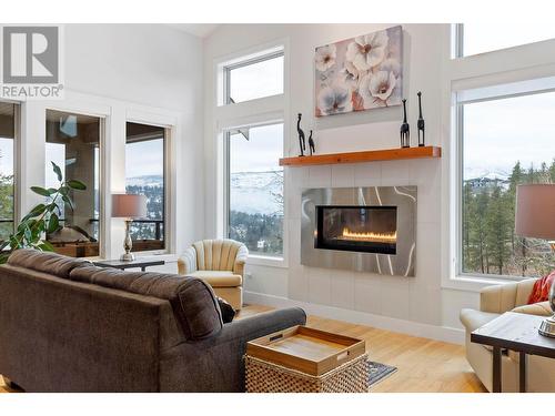 Main Floor - 272 Triple Tree Place, Kelowna, BC - Indoor Photo Showing Living Room With Fireplace