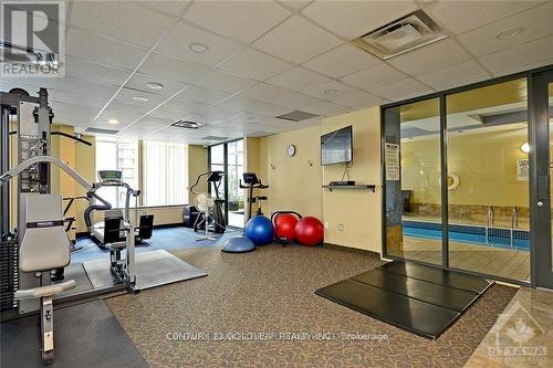 2303 - 570 Laurier Avenue W, Ottawa, ON - Indoor Photo Showing Gym Room