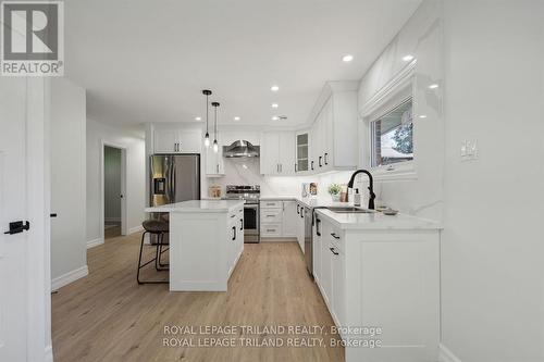 57 Sunray Avenue, London, ON - Indoor Photo Showing Kitchen With Upgraded Kitchen