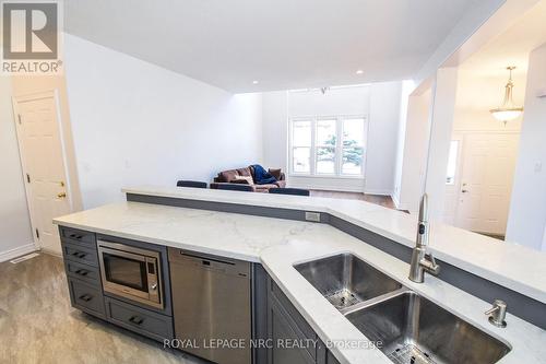 6 Gertrude Street, St. Catharines (438 - Port Dalhousie), ON - Indoor Photo Showing Kitchen With Double Sink