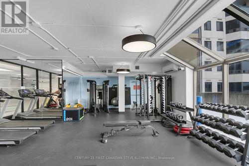 406 - 695 Richmond Street, London, ON - Indoor Photo Showing Gym Room