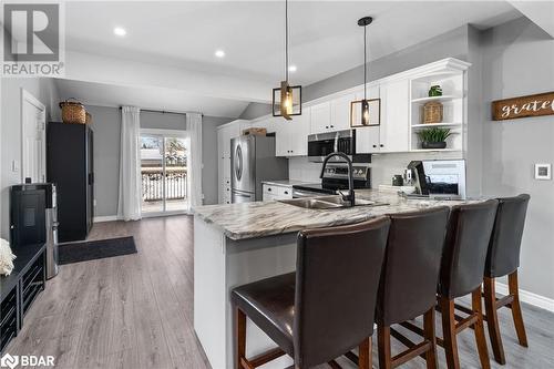 4084 Perth Road, Inverary, ON - Indoor Photo Showing Kitchen With Double Sink With Upgraded Kitchen