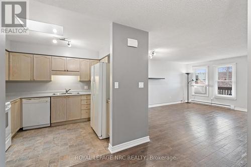 207 - 2 Walnut Street, St. Catharines (456 - Oakdale), ON - Indoor Photo Showing Kitchen With Double Sink