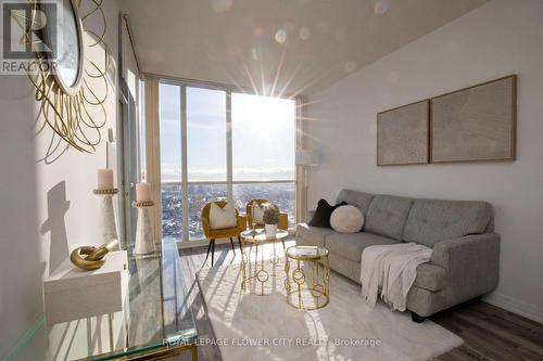 2603 - 223 Webb Drive, Mississauga, ON - Indoor Photo Showing Living Room