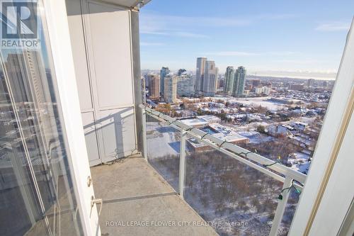 2603 - 223 Webb Drive, Mississauga, ON - Outdoor With Balcony With View