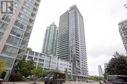 2603 - 223 Webb Drive, Mississauga, ON - Outdoor With Balcony With Facade