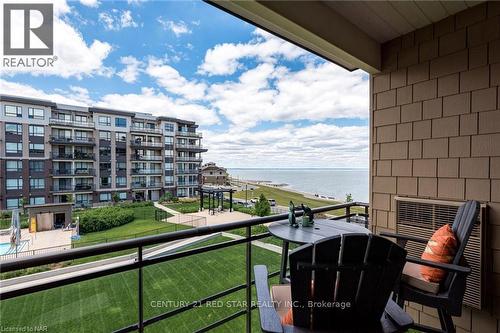 302 - 10 Esplanade Lane, Grimsby, ON - Outdoor With Body Of Water With Balcony With Exterior