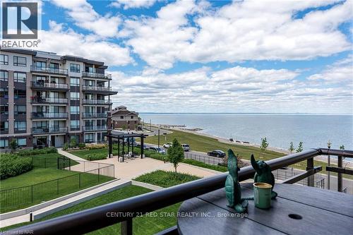 302 - 10 Esplanade Lane, Grimsby, ON - Outdoor With Body Of Water With Balcony With View