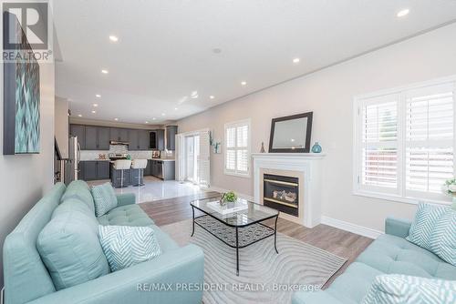 3 Carmel Crescent, Brampton, ON - Indoor Photo Showing Living Room With Fireplace