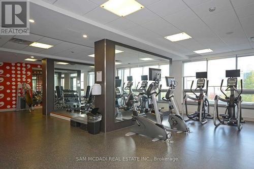 707 - 360 Square One Dr Drive N, Mississauga, ON - Indoor Photo Showing Gym Room