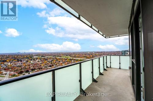 2301 - 4130 Parkside Village Drive, Mississauga, ON - Outdoor With Balcony With View With Exterior