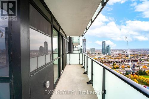 2301 - 4130 Parkside Village Drive, Mississauga, ON - Outdoor With Balcony With View With Exterior