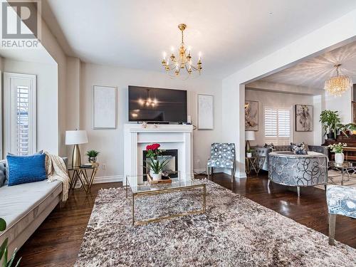 11 Stillman Drive, Brampton, ON - Indoor Photo Showing Living Room With Fireplace