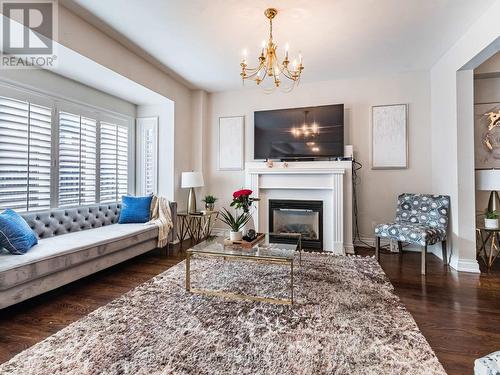 11 Stillman Drive, Brampton, ON - Indoor Photo Showing Living Room With Fireplace