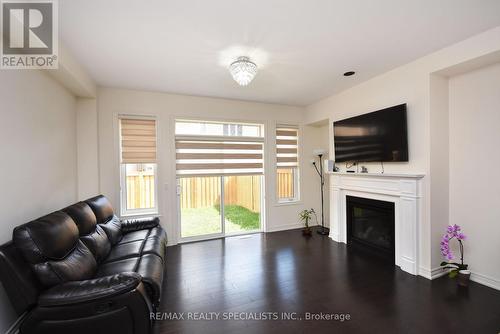 14 Pennycross Crescent, Brampton, ON - Indoor Photo Showing Living Room With Fireplace