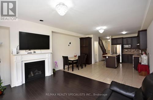 14 Pennycross Crescent, Brampton, ON - Indoor Photo Showing Living Room With Fireplace