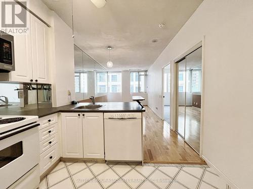 406 - 555 Yonge Street, Toronto, ON - Indoor Photo Showing Kitchen With Double Sink