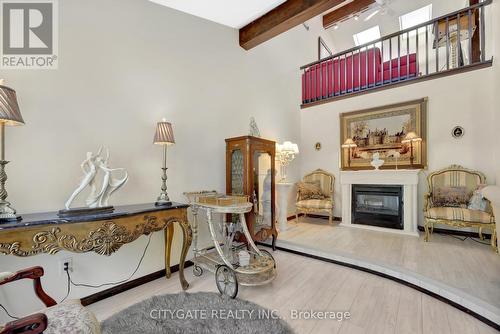 195 Ellwood Drive W, Caledon, ON - Indoor Photo Showing Other Room With Fireplace