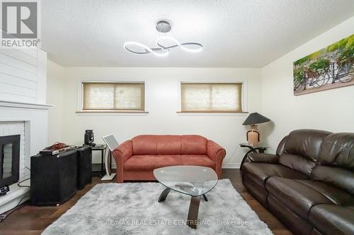 6 Foxacre Row, Brampton, ON - Indoor Photo Showing Living Room With Fireplace