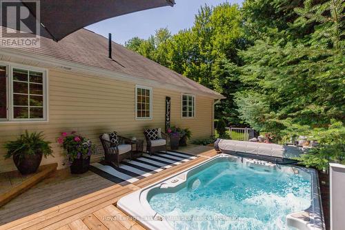 24 Birchwood Drive, Huntsville (Brunel), ON - Outdoor With In Ground Pool With Deck Patio Veranda With Exterior