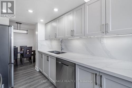 2309 - 30 Malta Avenue, Brampton, ON - Indoor Photo Showing Kitchen With Double Sink