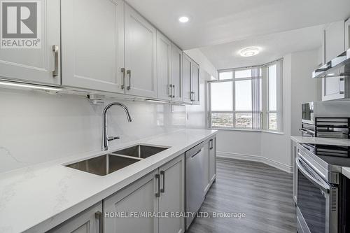 2309 - 30 Malta Avenue, Brampton, ON - Indoor Photo Showing Kitchen With Double Sink With Upgraded Kitchen