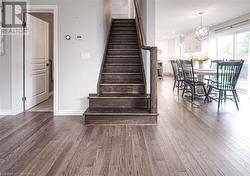 Stairway featuring wood-type flooring - 