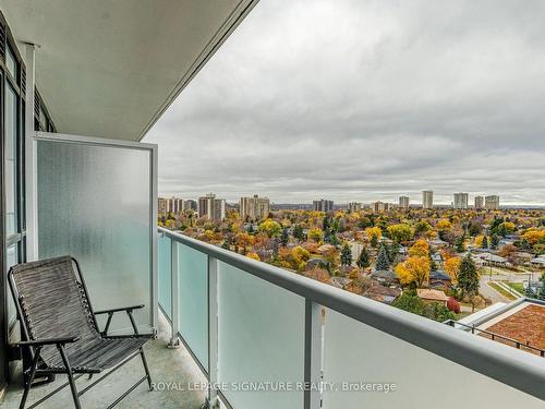 1205-188 Fairview Mall Dr, Toronto, ON - Outdoor With Balcony With View With Exterior