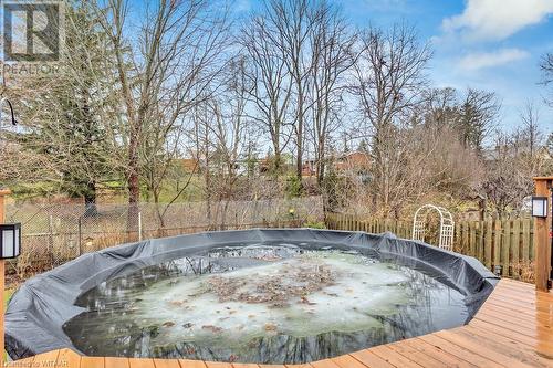 301 South Drive, Simcoe, ON - Outdoor With Above Ground Pool