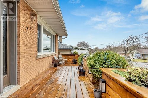 301 South Drive, Simcoe, ON - Outdoor With Deck Patio Veranda With Exterior