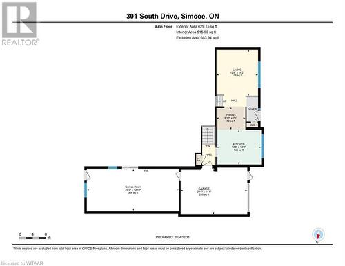 Plan - 301 South Drive, Simcoe, ON - Other