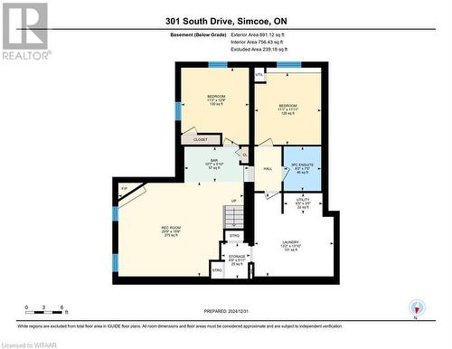 Plan - 301 South Drive, Simcoe, ON - Other