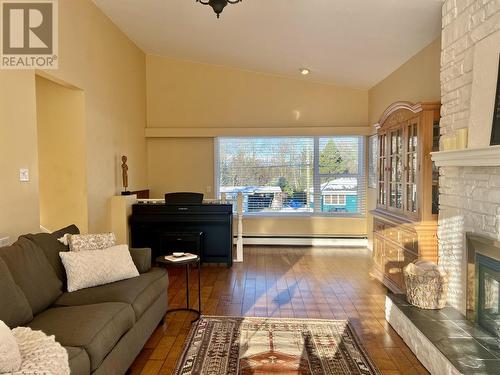 1475 Albatross Avenue, Kitimat, BC - Indoor Photo Showing Living Room With Fireplace