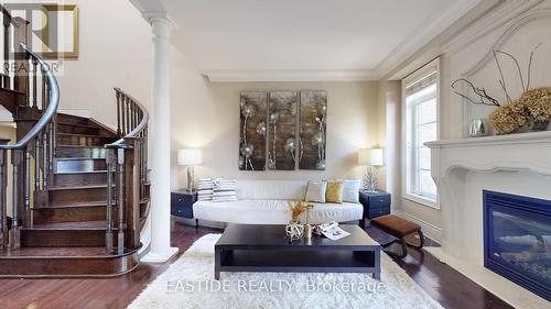 4123 Shipp Drive, Mississauga, ON - Indoor Photo Showing Living Room With Fireplace