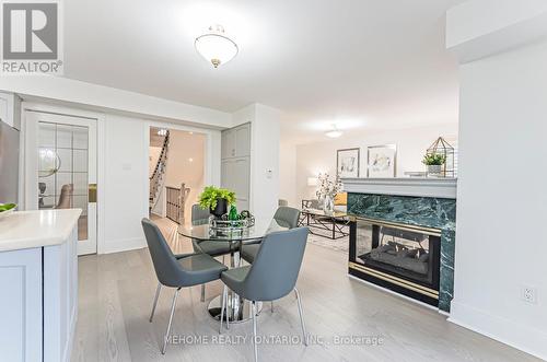 1030 Old Oak Drive, Oakville, ON - Indoor Photo Showing Dining Room With Fireplace