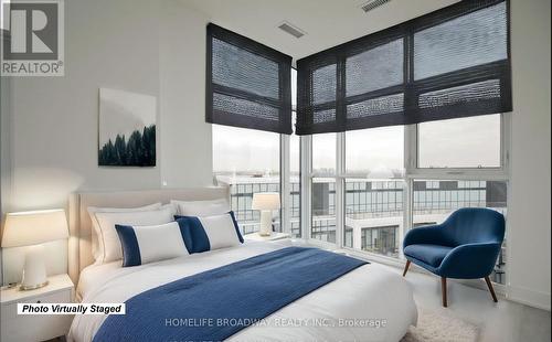 #1007 - 50 George Butchart Drive, Toronto, ON - Indoor Photo Showing Bedroom