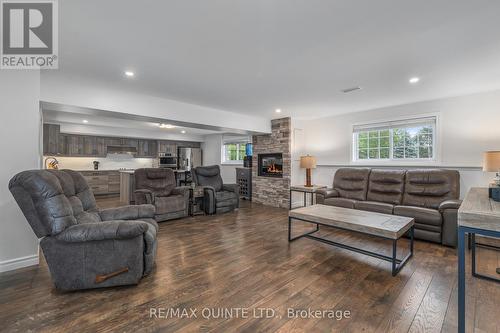 107 Country Charm Drive, Belleville, ON - Indoor Photo Showing Living Room With Fireplace