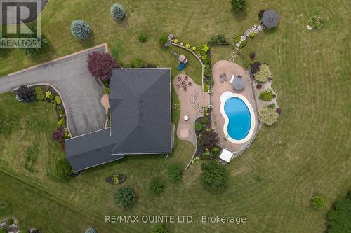 107 Country Charm Drive, Belleville, ON - Outdoor With Above Ground Pool With View