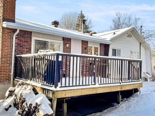 Back facade - 142 Rue De Callières, Saint-Bruno-De-Montarville, QC - Outdoor With Deck Patio Veranda