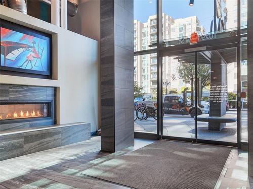 530-1029 View St, Victoria, BC - Indoor Photo Showing Other Room With Fireplace