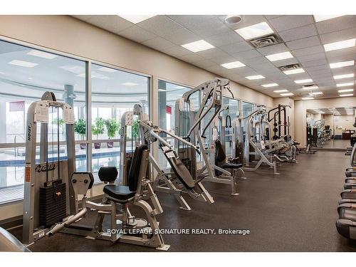 Th9-1 Rean Dr, Toronto, ON - Indoor Photo Showing Gym Room