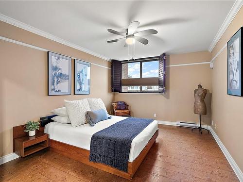 602-525 Broughton St, Victoria, BC - Indoor Photo Showing Bedroom